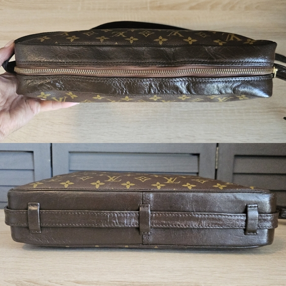 Authentic LOUIS VUITTON Monogram Sac Bandouliere 35 Shoulder Bag - Picture 7 of 11